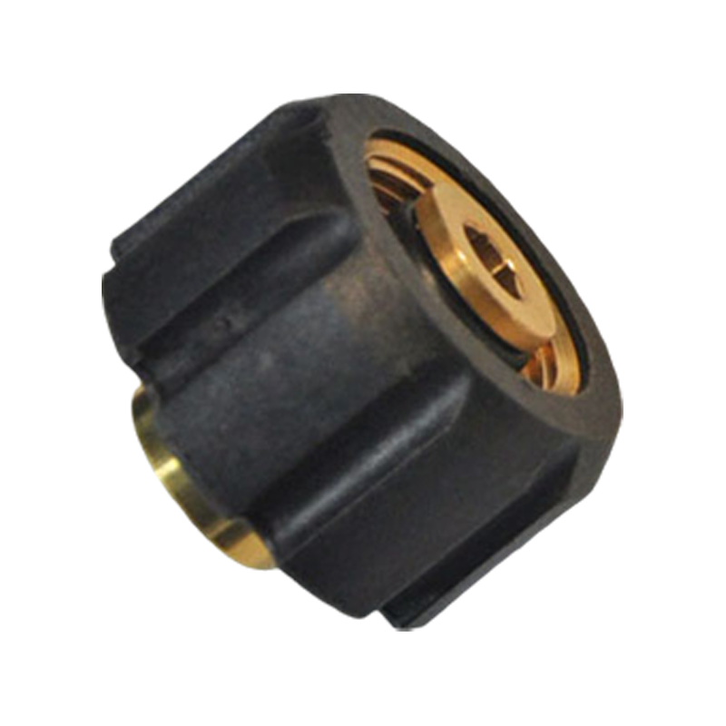 Nikkelbelagt messing M22 Høyt trykkskruekontakt {$ v2.title | str_replace = '